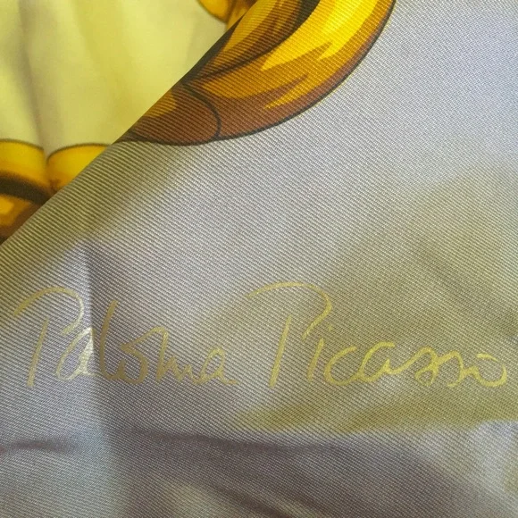 Vintage Signed Paloma Picasso Scarf - Picture 3 of 4